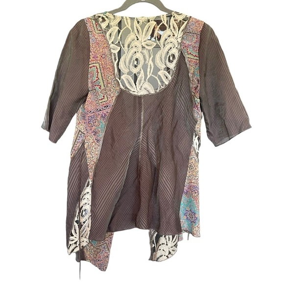 TINY by Anthropologie Several Patterns and Materials cover up size small silk - Picture 2 of 15